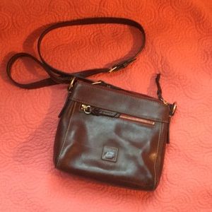 Dooney & Bourke Leather deep brown crossbody